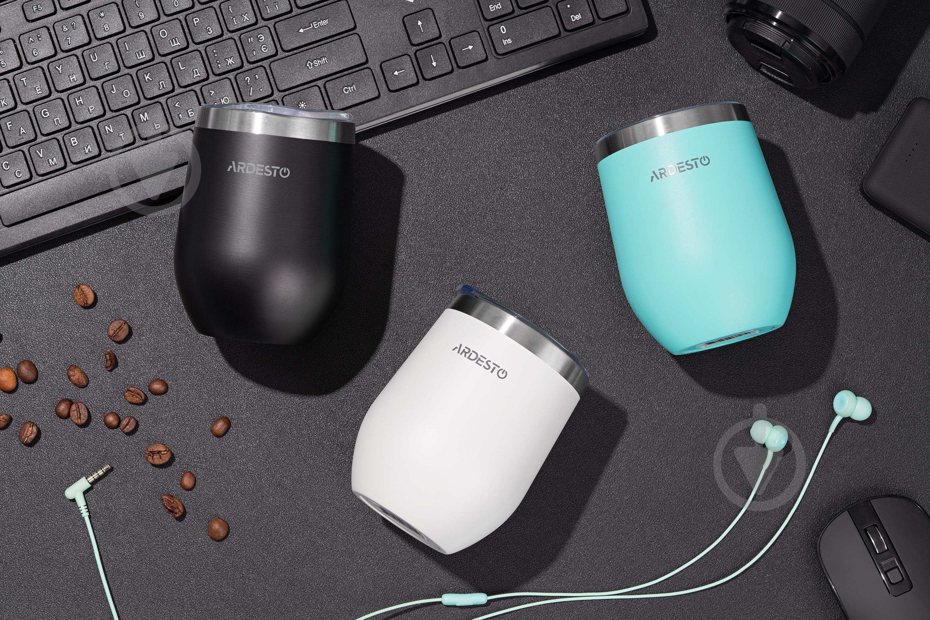 Термочашка Ardesto Compact Mug 350 мл черная AR2635MMB - фото 4 Термочашка Ardesto Compact Mug 350 мл черная AR2635MMB - фото 4