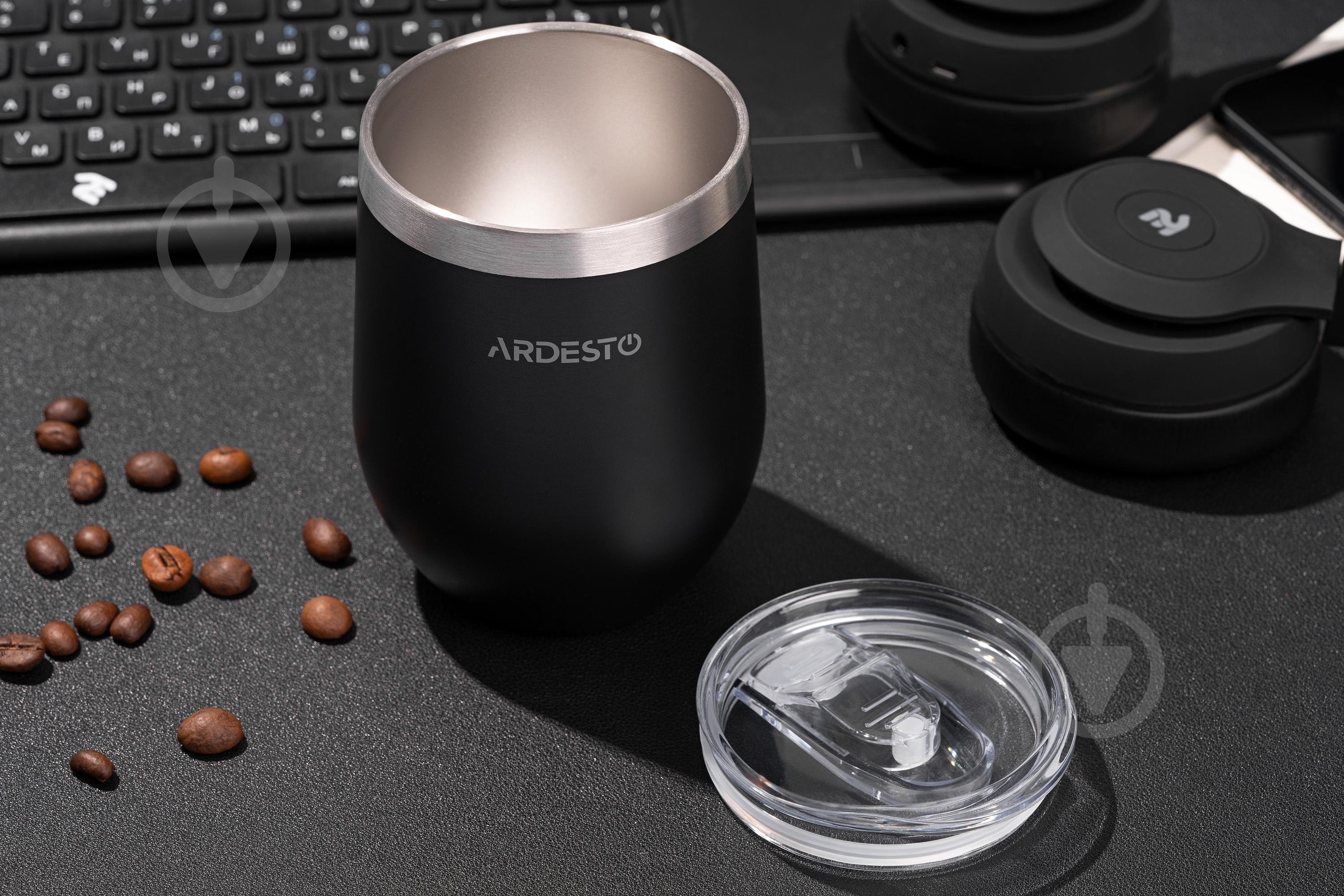 Термочашка Ardesto Compact Mug 350 мл черная AR2635MMB - фото 3 Термочашка Ardesto Compact Mug 350 мл черная AR2635MMB - фото 3