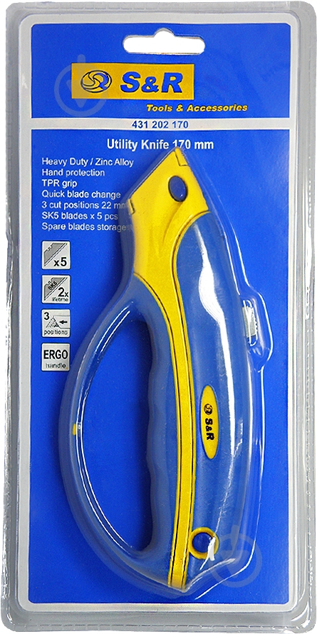 Нож-трапеция S&R 431202170 - фото 6