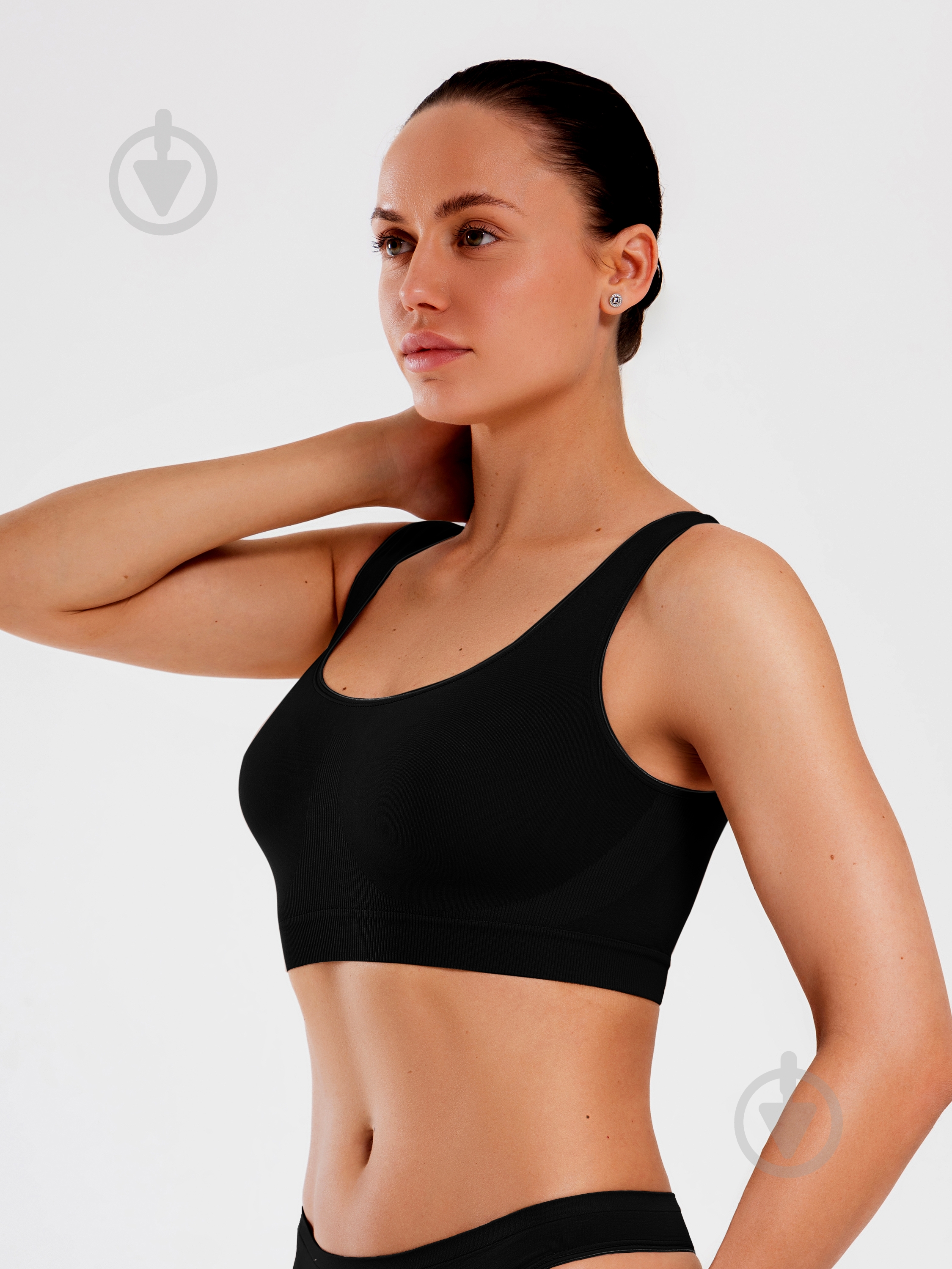 Топ Giulia Tank Top Shine Edge р.S-M чорний - фото 2
