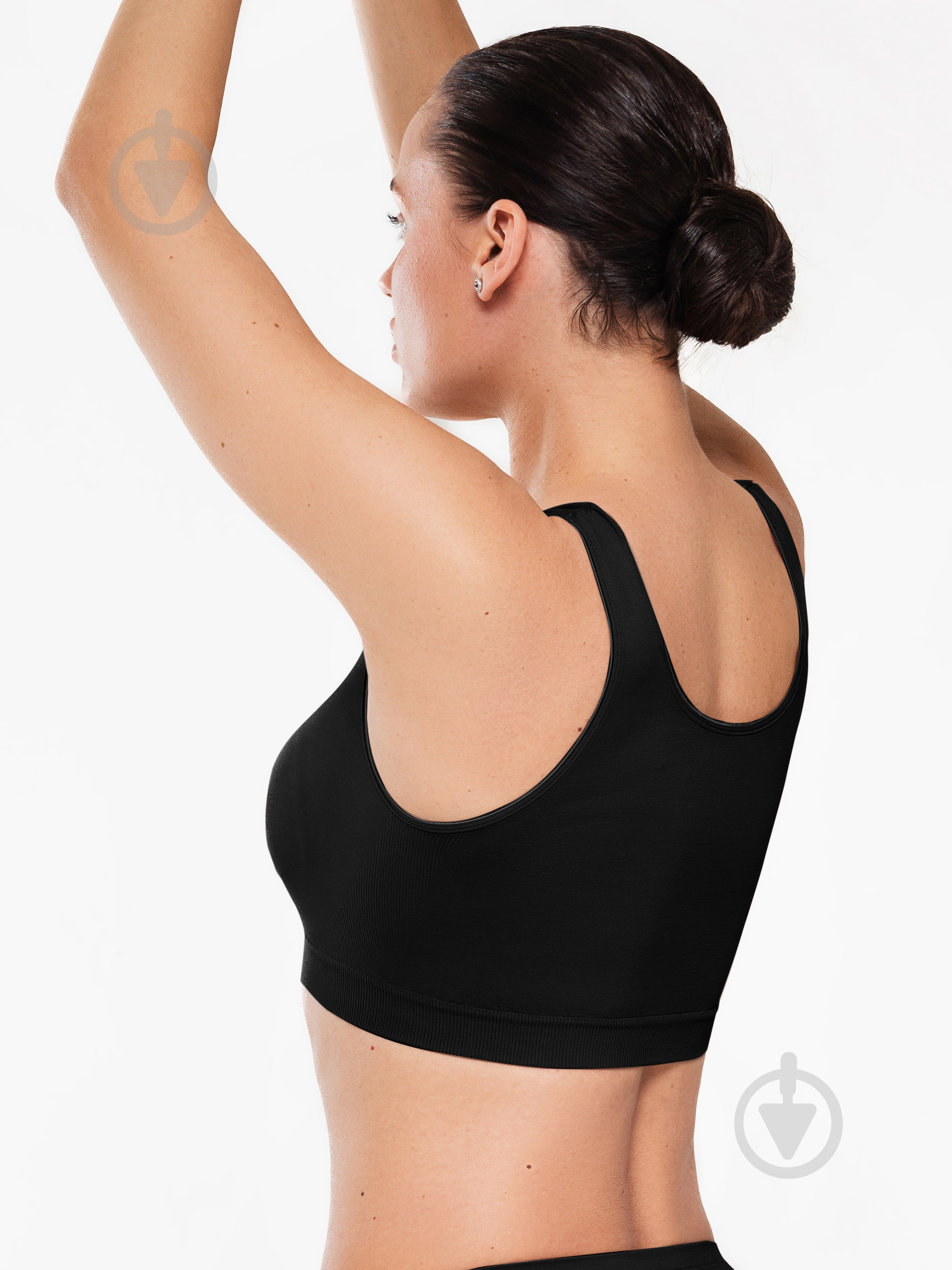 Топ Giulia Tank Top Shine Edge р.S-M чорний - фото 3