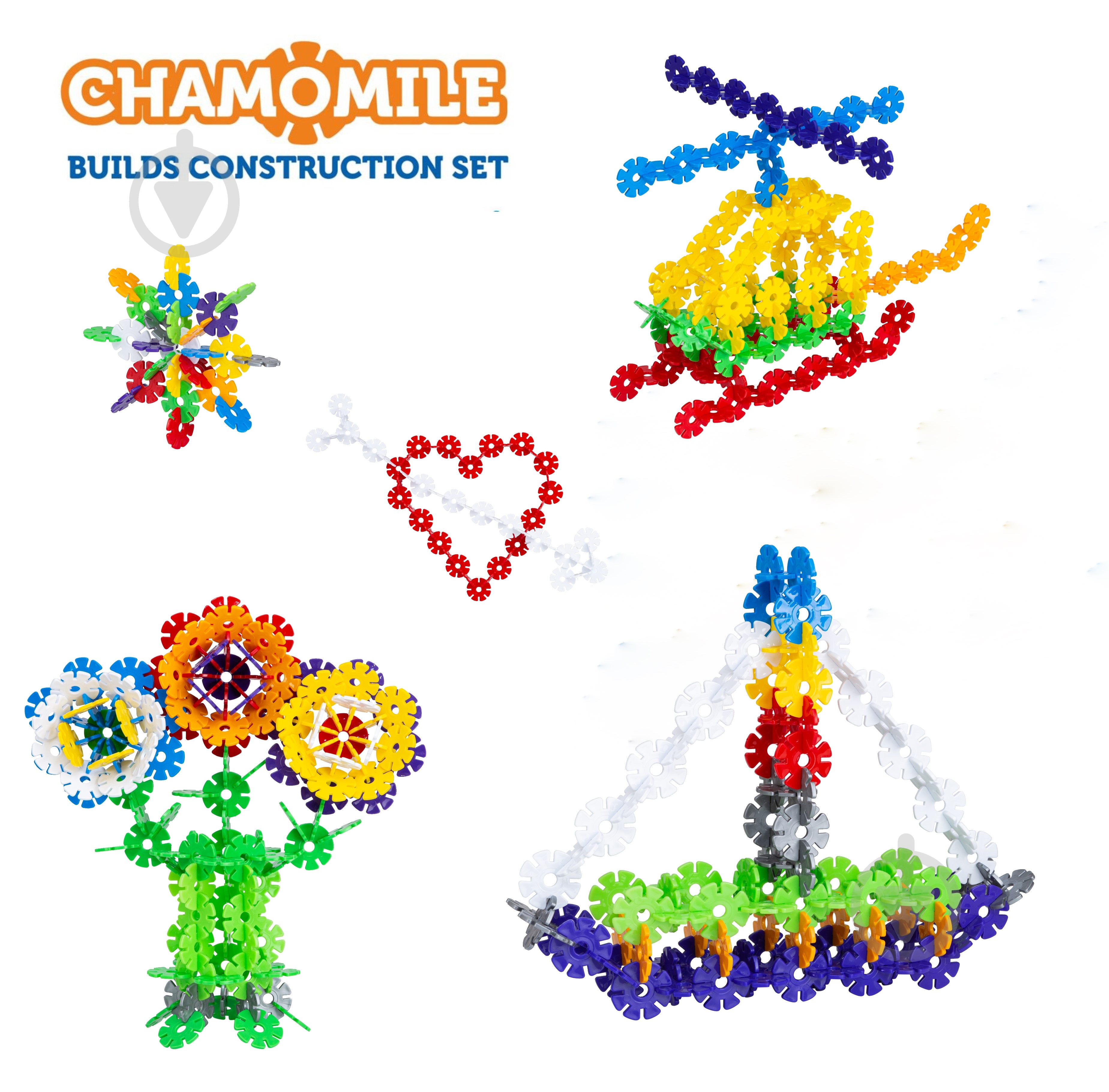 Конструктор-пазл Bamsic Ромашка №3 - фото 2