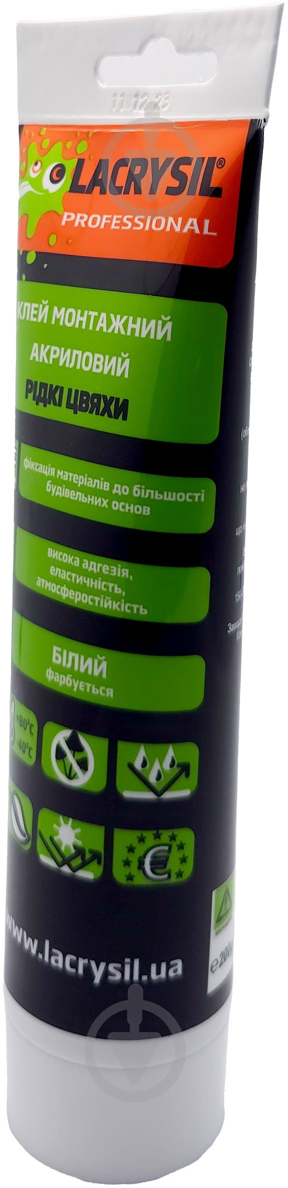 Клей монтажний Lacrysil Рідкі Цвяхи акриловий білий 200 г - фото 3