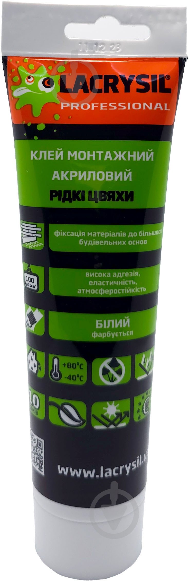 Клей монтажний Lacrysil Рідкі Цвяхи акриловий білий 200 г - фото 1