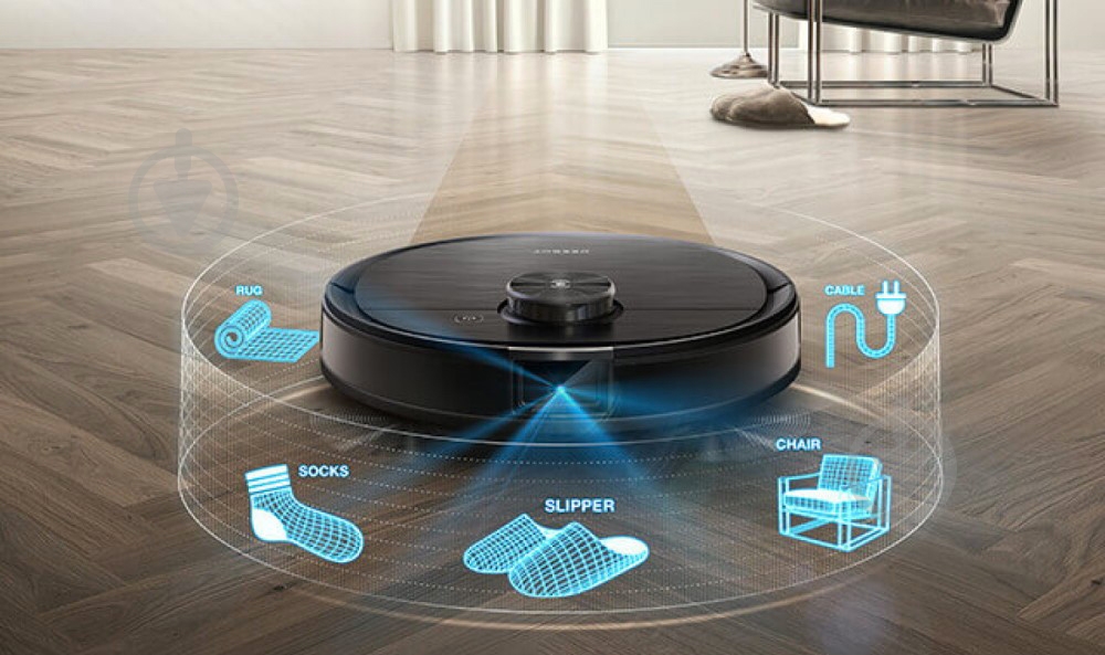 Робот-пилосос Ecovacs Deebot Ozmo T8 Aivi (DBX11-11) black - фото 11 Робот-пилосос Ecovacs Deebot Ozmo T8 Aivi (DBX11-11) black - фото 11