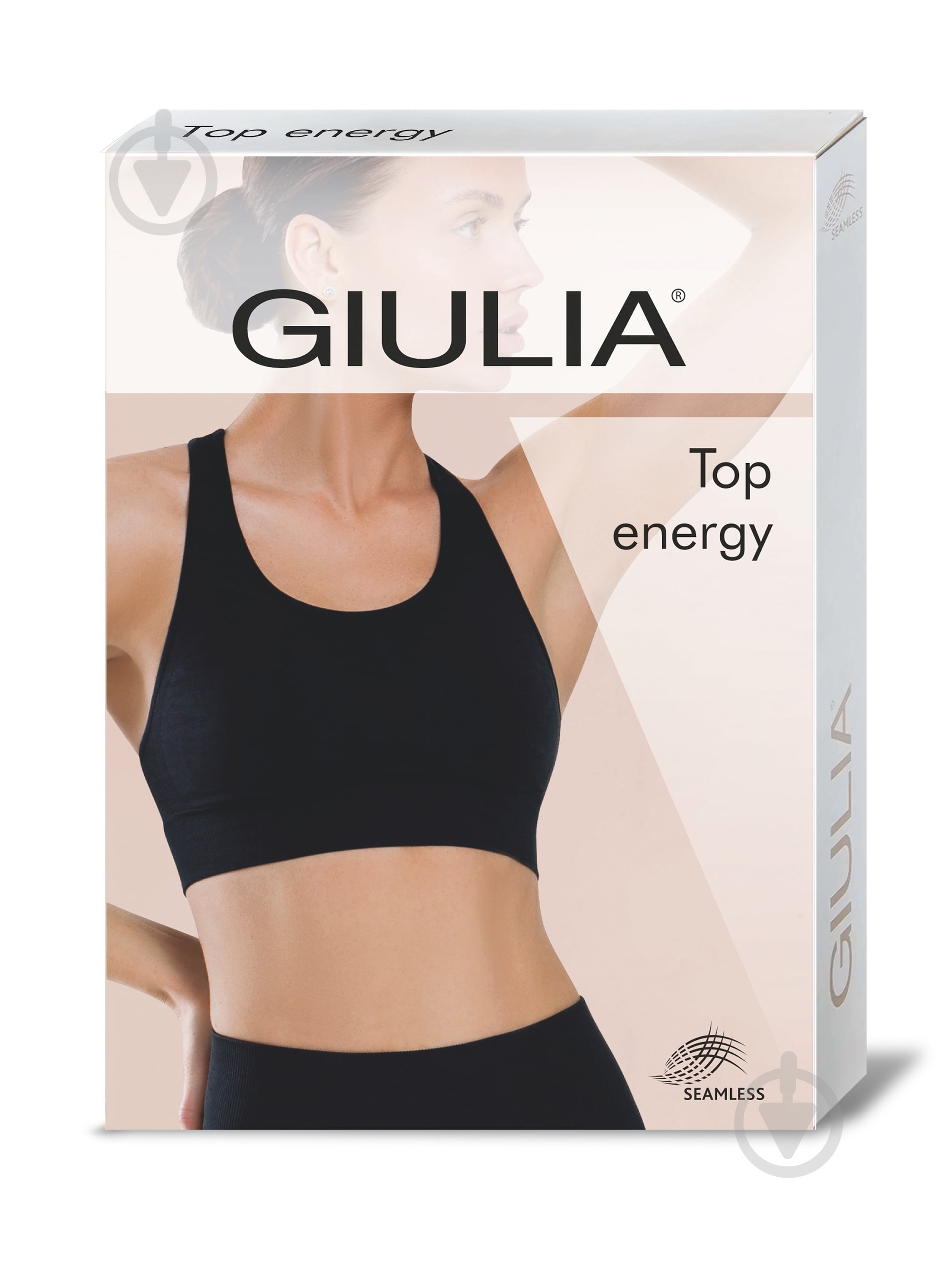 Топ Giulia Top Energy 02 р.L-XL черный - фото 1