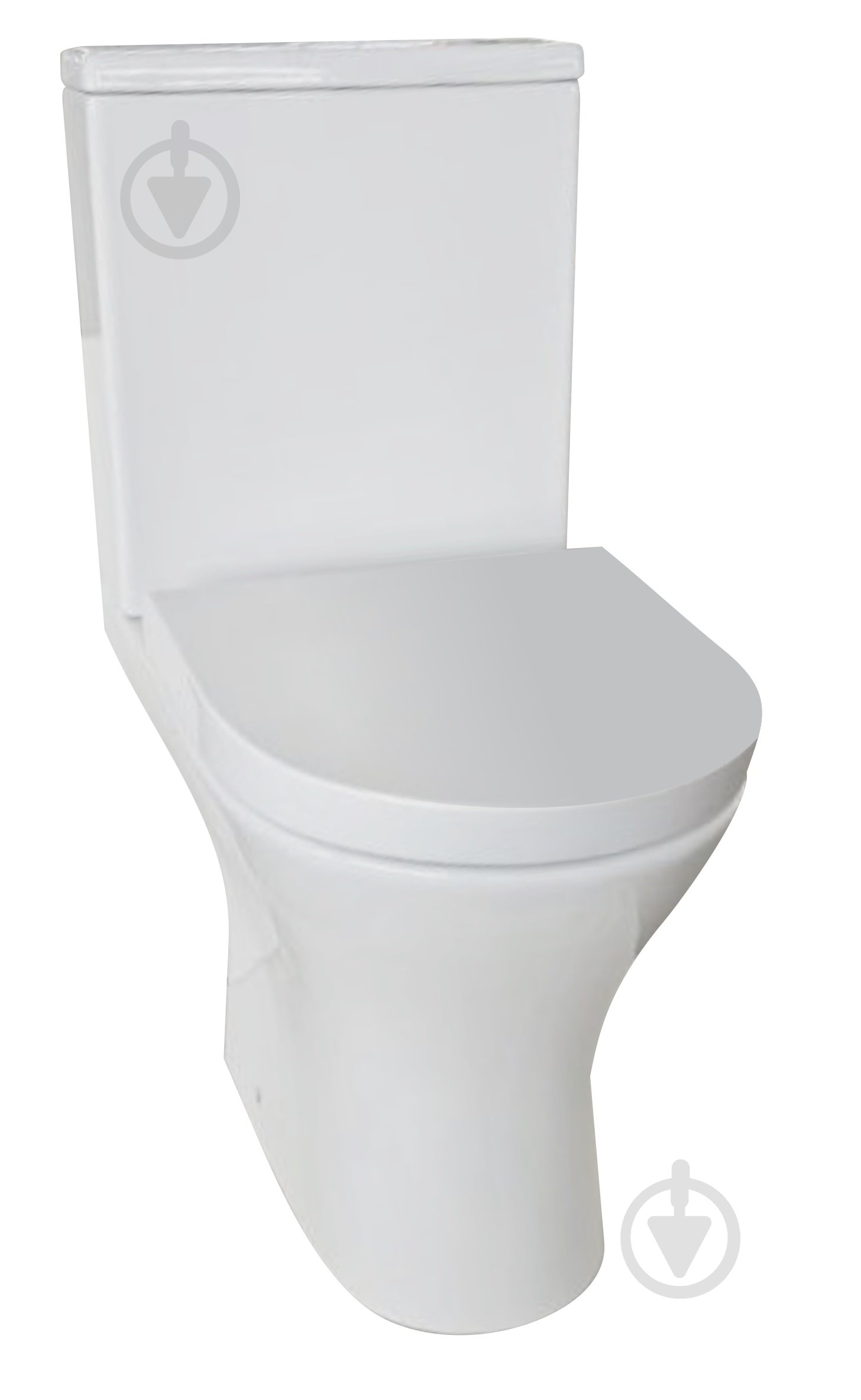 Унітаз-компакт Imprese KVET Rimless, 61х36х79см, з сидінням Duroplast slow-closing - фото 2 Унітаз-компакт Imprese KVET Rimless, 61х36х79см, з сидінням Duroplast slow-closing - фото 2