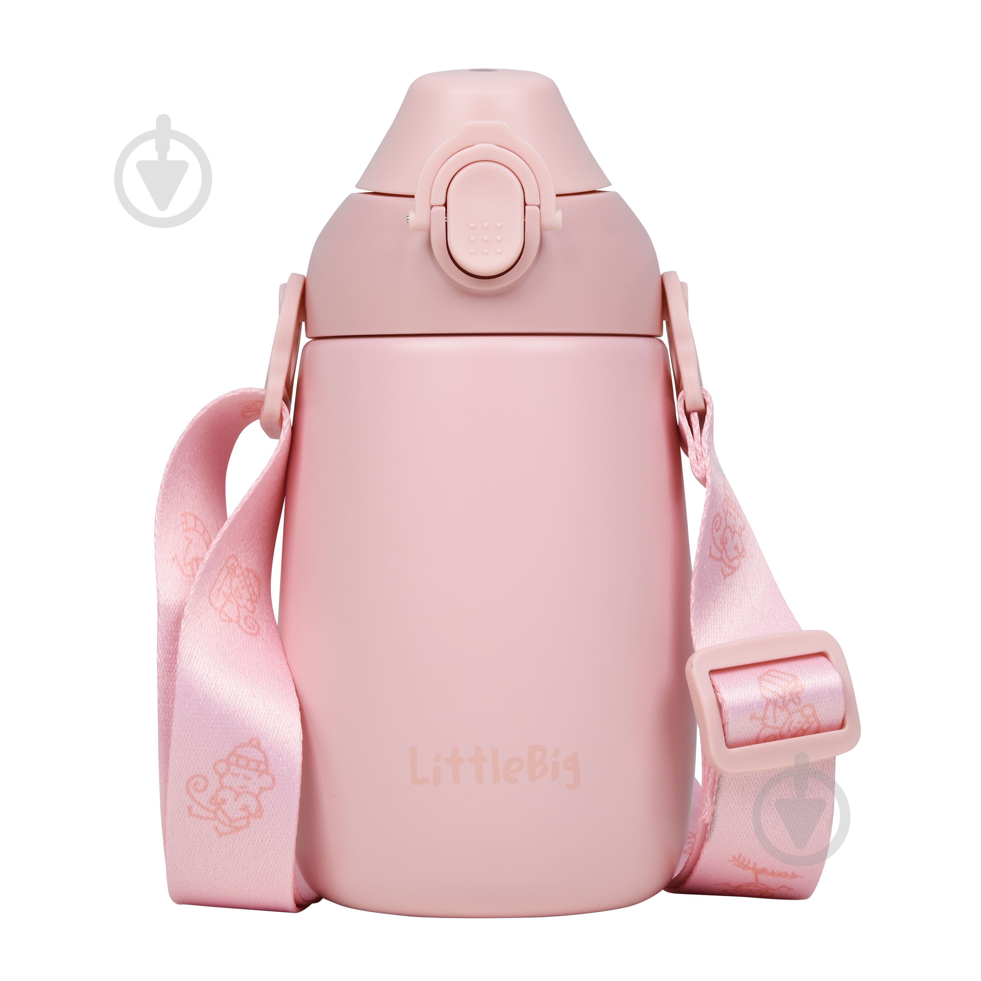 Термос детский LittleBig 350 мл нежно-розовая - фото 1