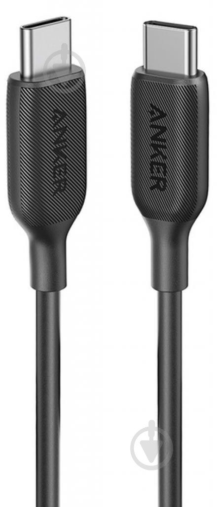 Кабель Anker USB Type-C 0,9 м черный (A8852H11) - фото 1