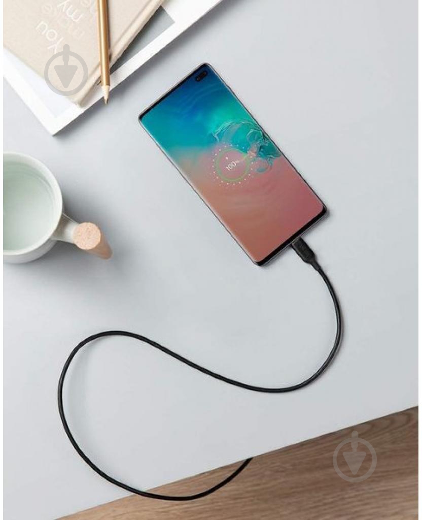Кабель Anker USB Type-C 0,9 м черный (A8852H11) - фото 2