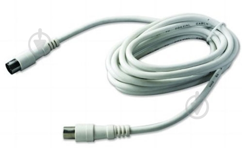 Удлинитель Electraline телевизионный белый 2,5 м 48201 - фото 1 Удлинитель Electraline телевизионный белый 2,5 м 48201 - фото 1