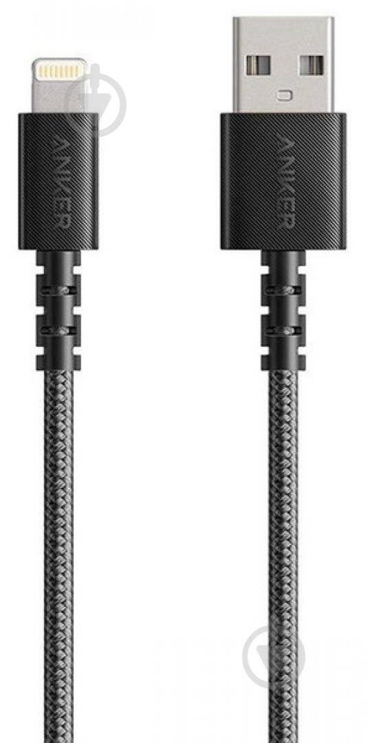 Кабель Anker Lightning - USB Type-C 1,8 м черный (A8013H11) - фото 2 Кабель Anker Lightning - USB Type-C 1,8 м черный (A8013H11) - фото 2