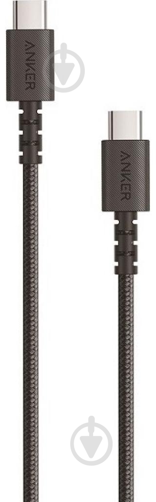 Кабель Anker USB Type-C 1,8 м черный (A8033H11) - фото 1