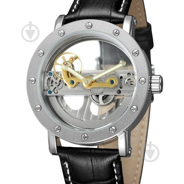 Наручний годинник чоловічий Air Silver Forsining - фото 3