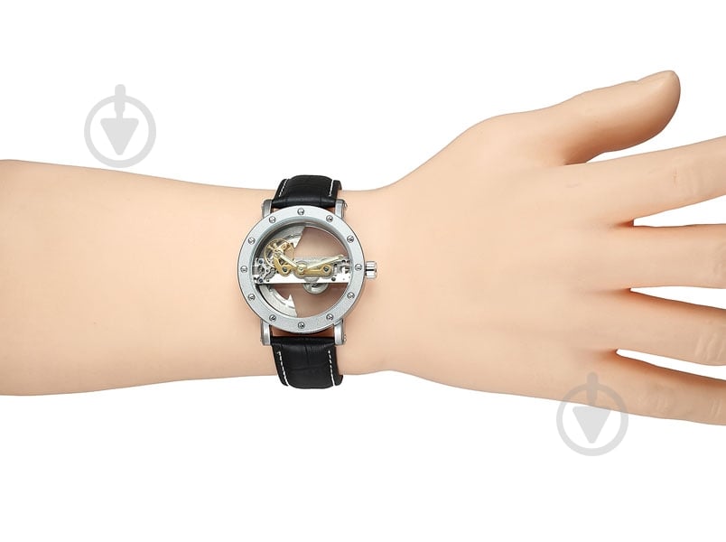 Наручний годинник чоловічий Air Silver Forsining - фото 8