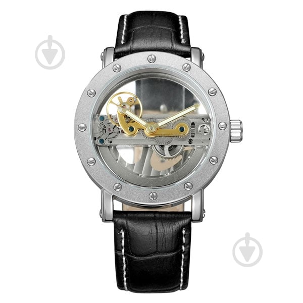Наручний годинник чоловічий Air Silver Forsining - фото 1