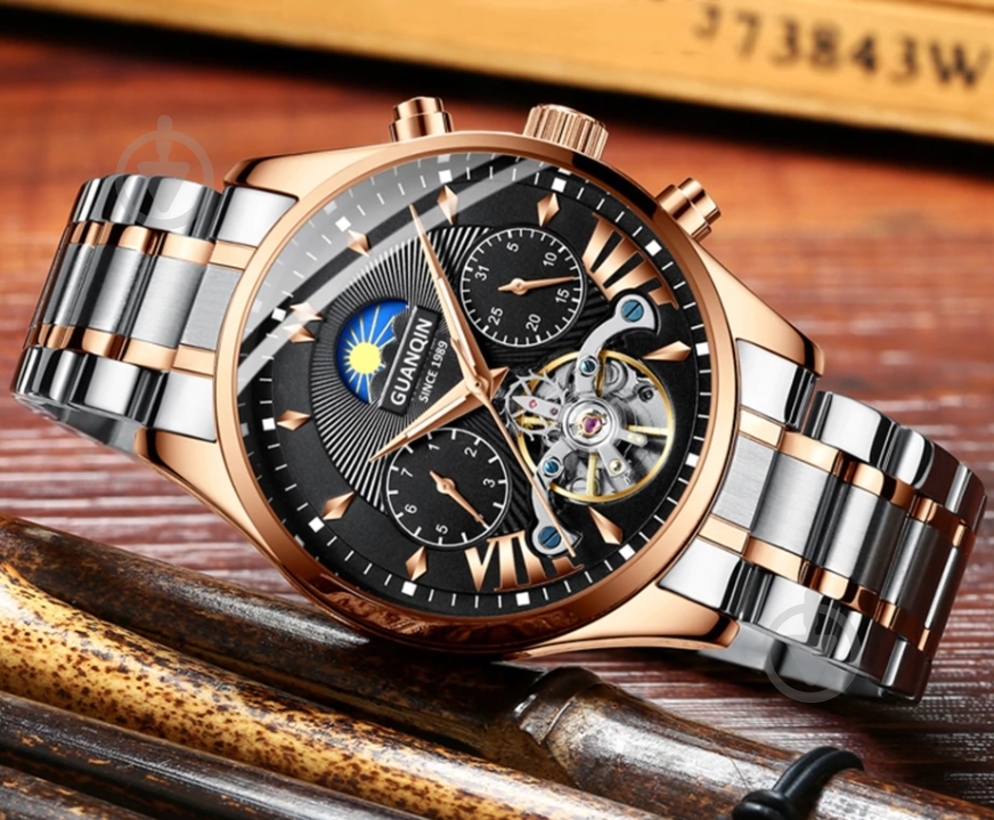 Наручные часы мужские Prestige Gold Guanquin - фото 2 Наручные часы мужские Prestige Gold Guanquin - фото 2