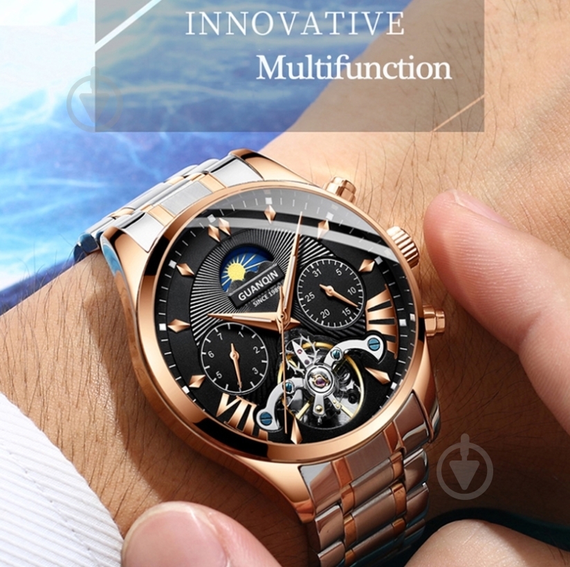 Наручные часы мужские Prestige Gold Guanquin - фото 5 Наручные часы мужские Prestige Gold Guanquin - фото 5