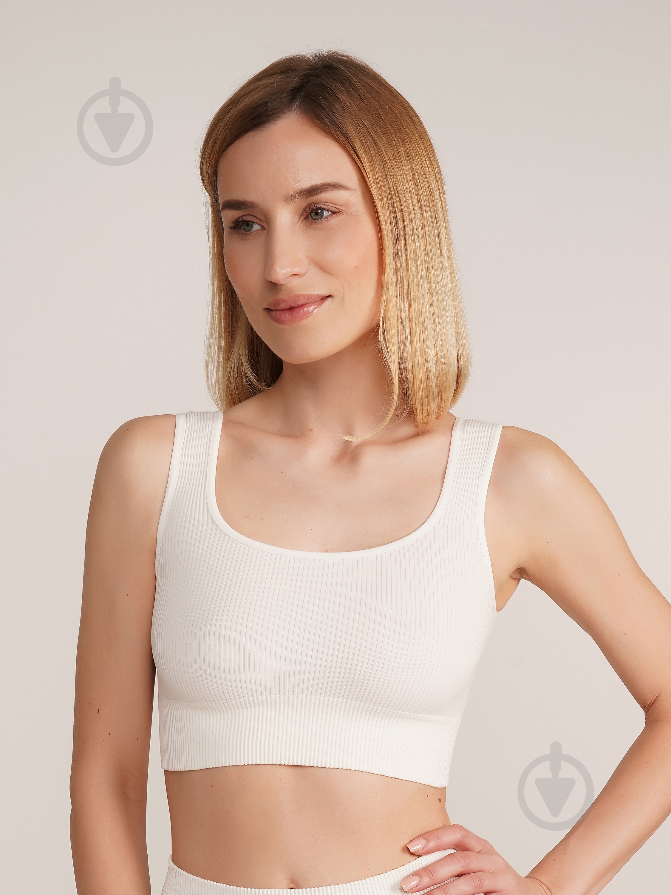 Топ Giulia Top Rib р.S-M ванильный - фото 2 Топ Giulia Top Rib р.S-M ванильный - фото 2