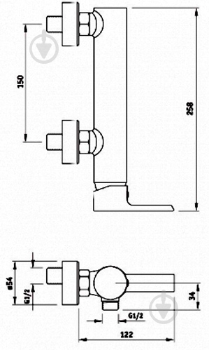 Смеситель для ванны Deante Saffron BDR 010M - фото 5 Смеситель для ванны Deante Saffron BDR 010M - фото 5