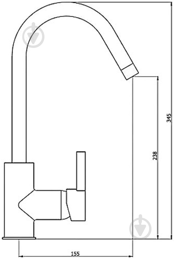 Смеситель для кухни Deante Ginger BDG 062M - фото 2