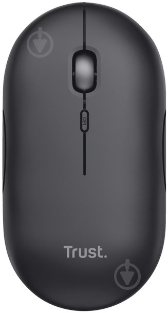 Мышка беспроводная Trust Puck Rechargeable Bluetooth Wireless black (24059_TRUST) - фото 2 Мышка беспроводная Trust Puck Rechargeable Bluetooth Wireless black (24059_TRUST) - фото 2