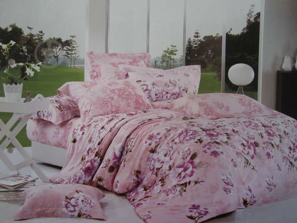 Комплект постельного белья 2,0 2095 розовый Zastelli - фото 1