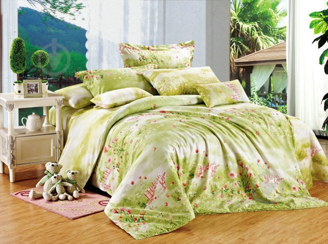 Комплект постельного белья 2,0 ABL 902 зеленый Zastelli - фото 1