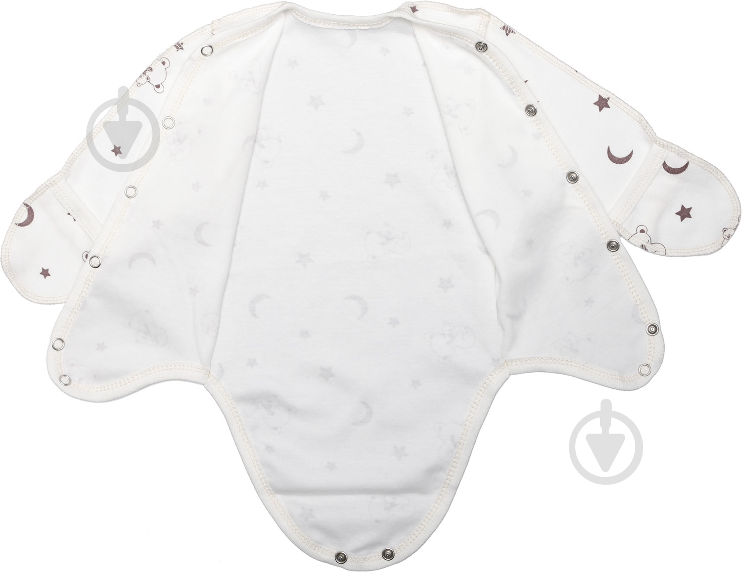 Боди унисекс Bambinelli Медвежонок р.62 белый с рисунком - фото 4 Боди унисекс Bambinelli Медвежонок р.62 белый с рисунком - фото 4