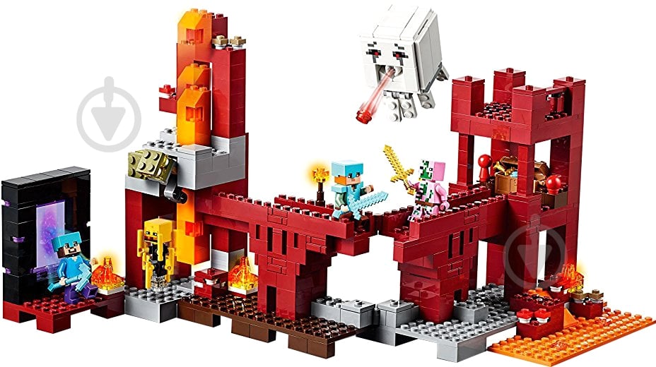 ᐉ Конструктор LEGO Minecraft Адская крепость 21122 • Купить в