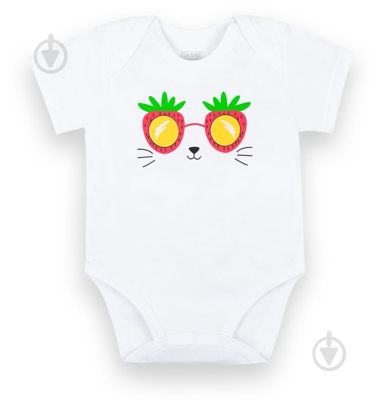 Боди для девочки GABBI ВD-21-5-2/1 р.92 белый - фото 1