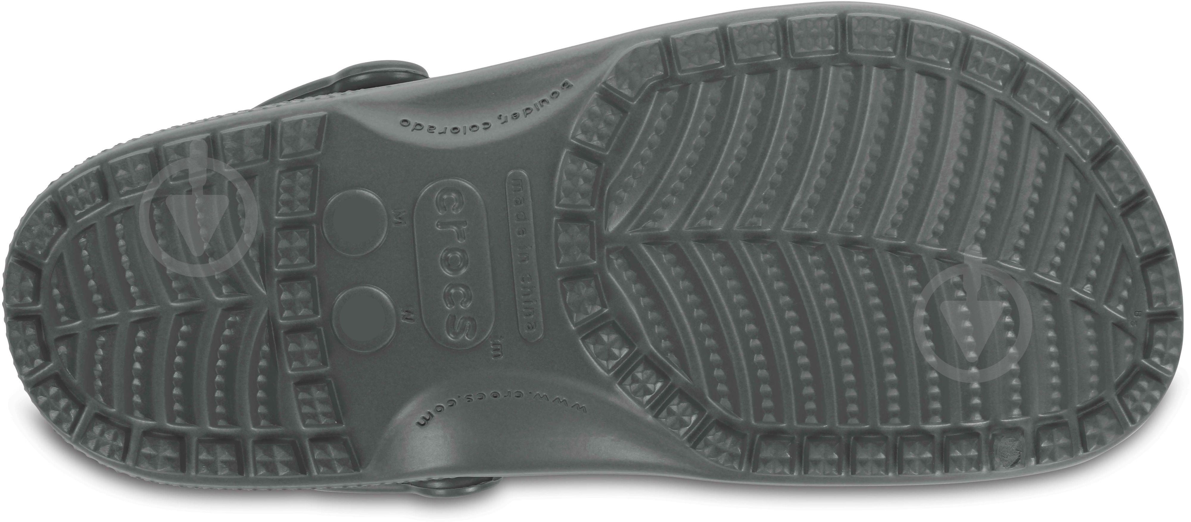 Сабо Crocs Classic SltGry 10001-0DA р.45/46 серый - фото 6