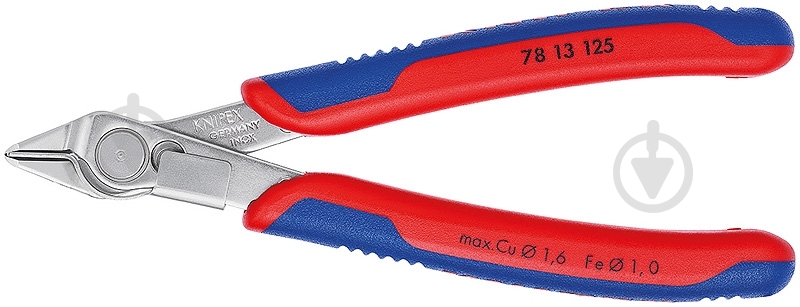 Кусачки KNIPEX Electronic Super Knips® 1 шт. 78 13 125 - фото 1