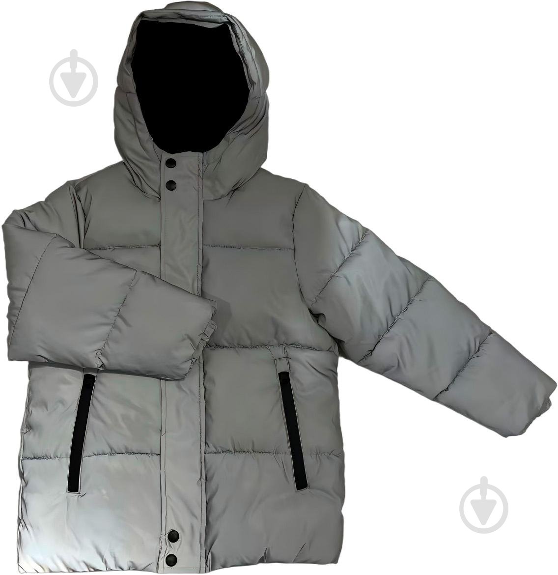 Куртка-пуховик для хлопчиків HW р.152-158 сірий REFLECTIVE JACKET - фото 5 Куртка-пуховик для хлопчиків HW р.152-158 сірий REFLECTIVE JACKET - фото 5