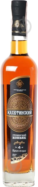Коньяк КАХЕТИНСЬКИЙ 4 0,5 л - фото 1