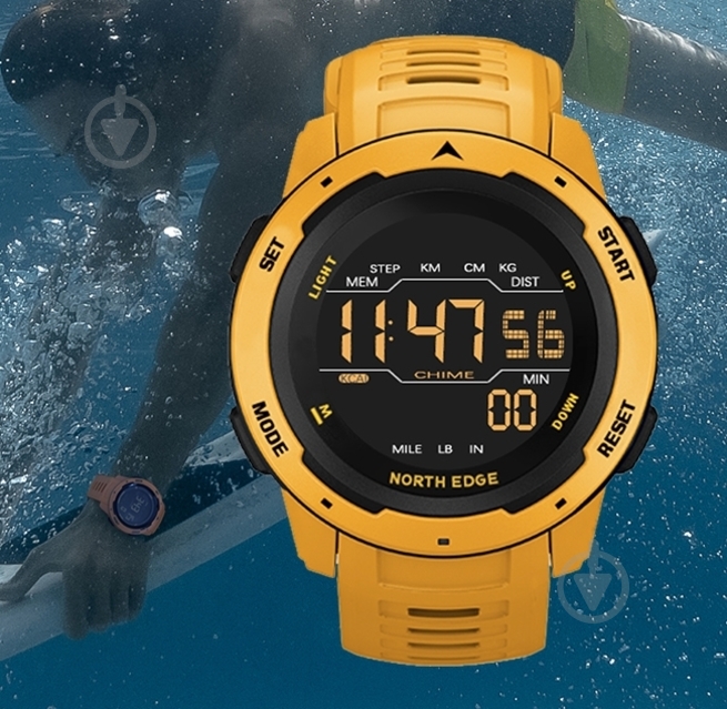 Часы тактические MARS Pro Yellow 5BAR North Edge - фото 8