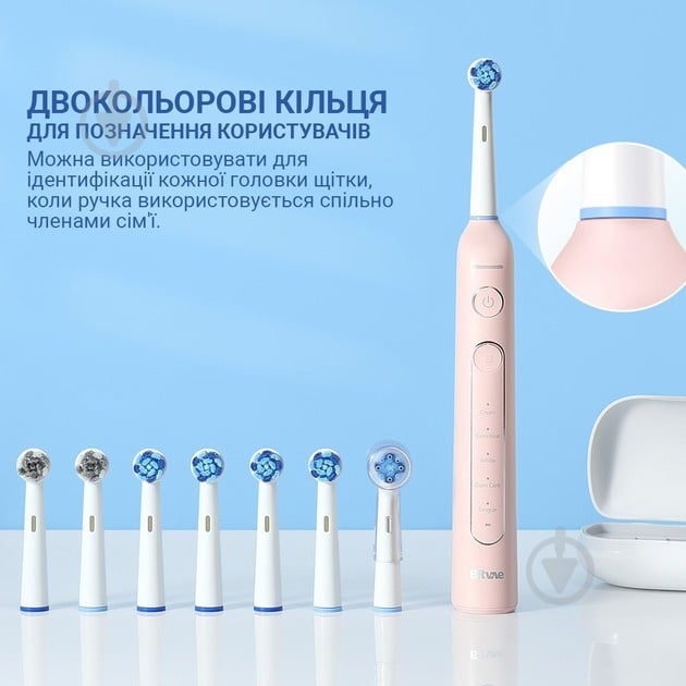 Электрическая зубная щетка Bitvae R2 Rotating Pink - фото 2