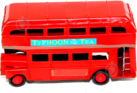 Модель автобуса двоповерхового London 7174 червоний - фото 2