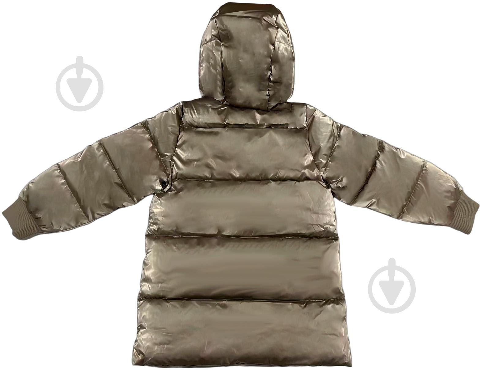 Куртка-пуховик для девочек HW р.116–122 серый COG2912303 - фото 2