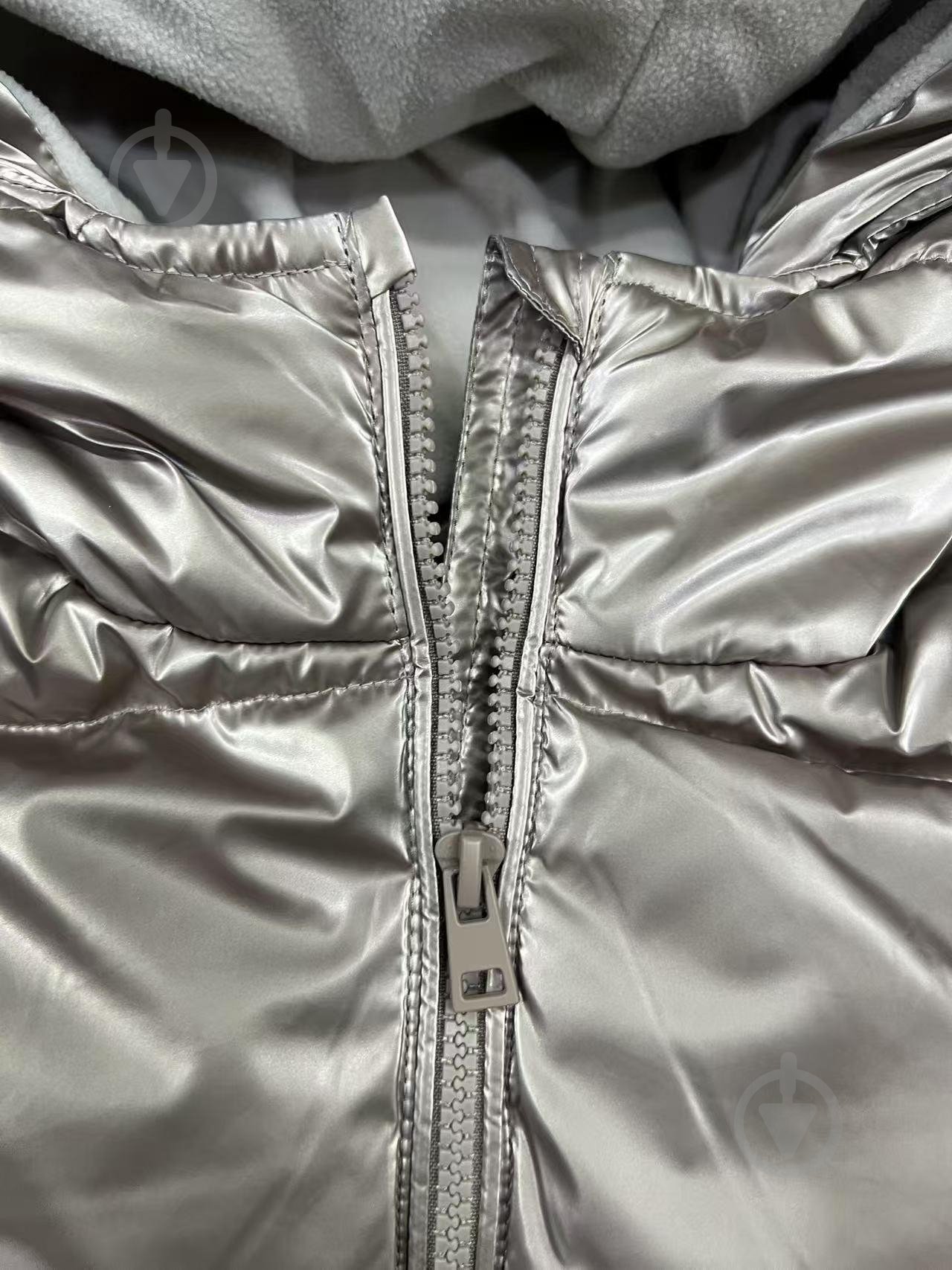 Куртка-пуховик для девочек HW р.116–122 серый COG2912303 - фото 7