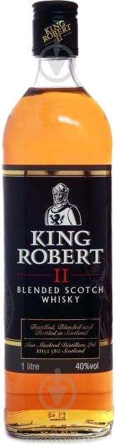 Віскі KING ROBERT II Blended Scotch Whisky 1 л - фото 1 Віскі KING ROBERT II Blended Scotch Whisky 1 л - фото 1