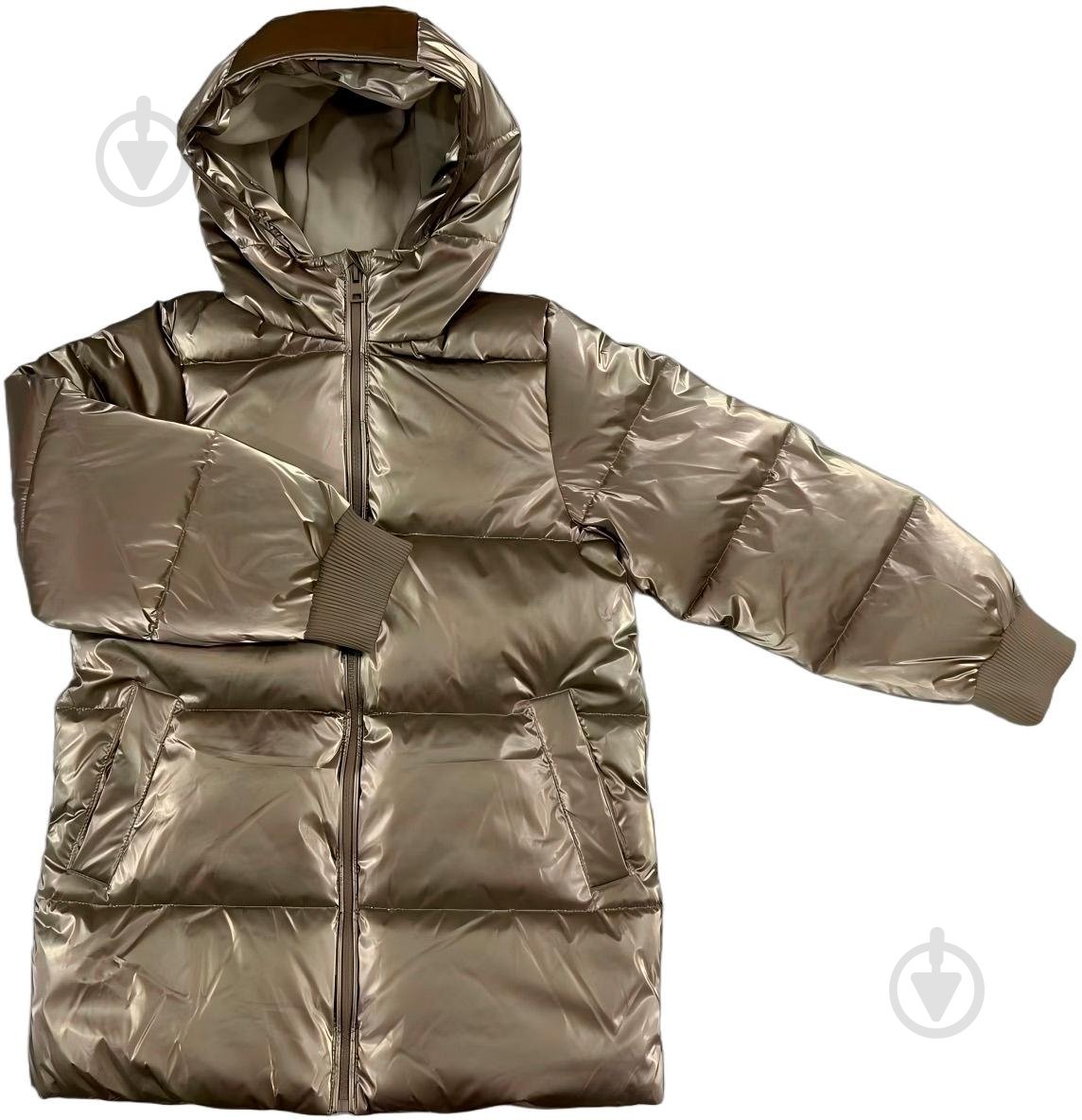 Куртка-пуховик для девочек HW р.128–134 серый COG2912303 - фото 1 Куртка-пуховик для девочек HW р.128–134 серый COG2912303 - фото 1