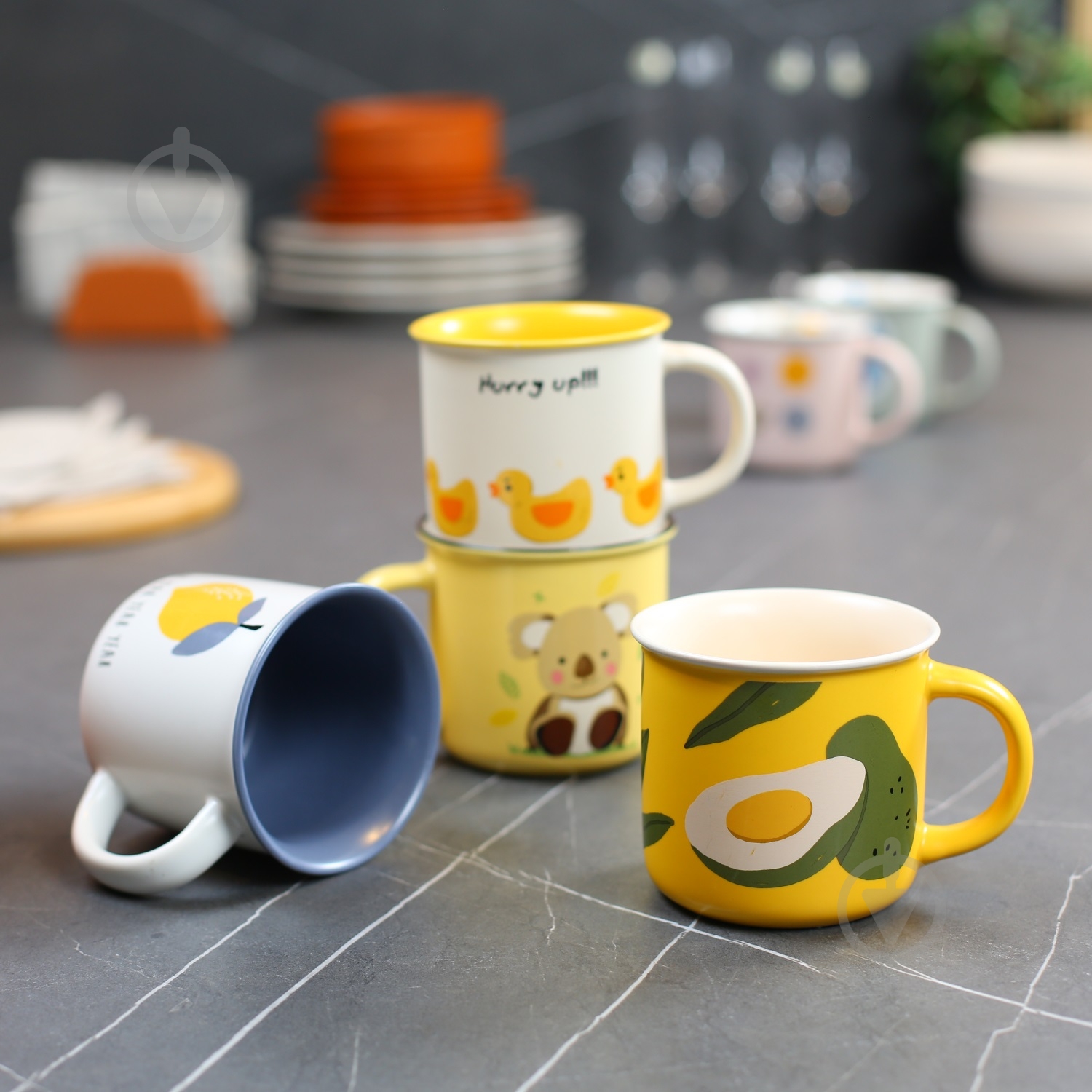 Чашка Fiora Sunny Avocado 400 мл - фото 4 Чашка Fiora Sunny Avocado 400 мл - фото 4