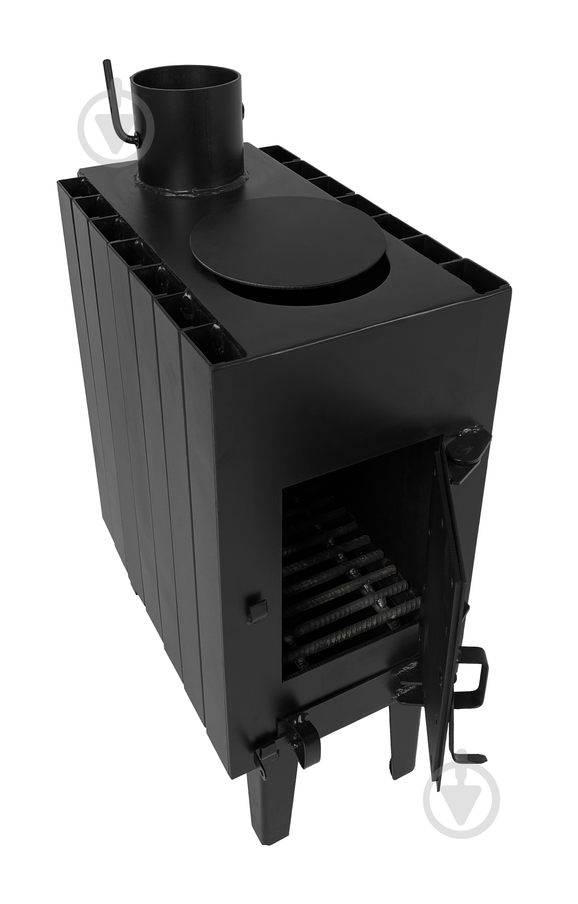 Піч-буржуйка Metalzavod BP-100RV з радіатором та варильною поверхнею - фото 11