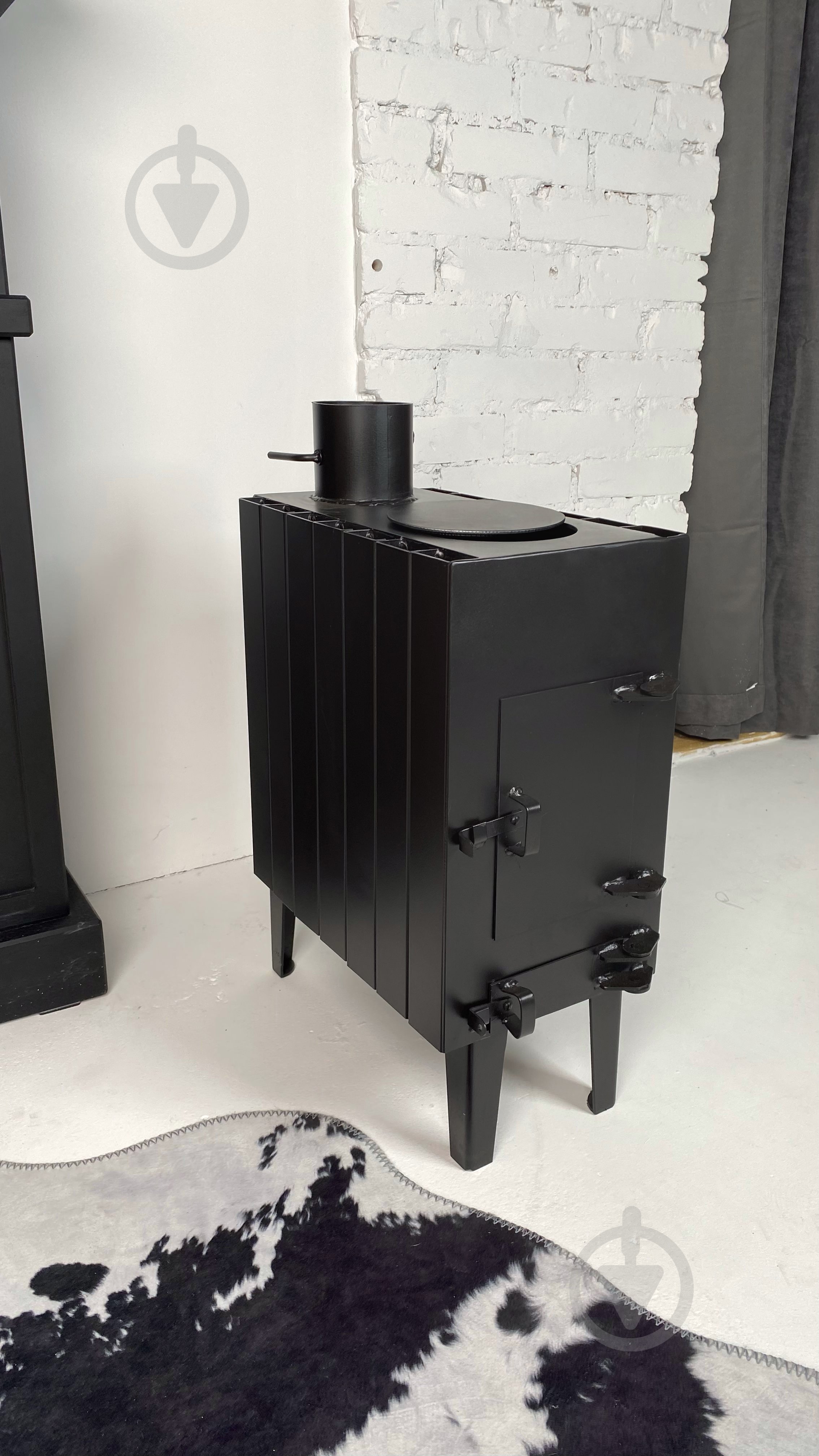 Піч-буржуйка Metalzavod BP-100RV з радіатором та варильною поверхнею - фото 13