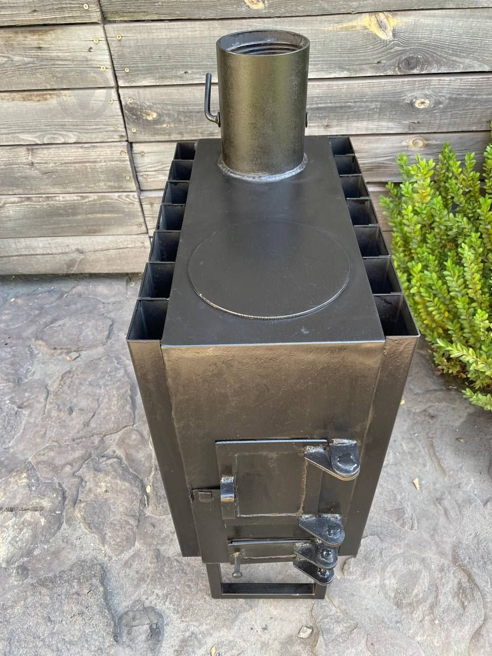 Піч-буржуйка Metalzavod BP-100RV з радіатором та варильною поверхнею - фото 8