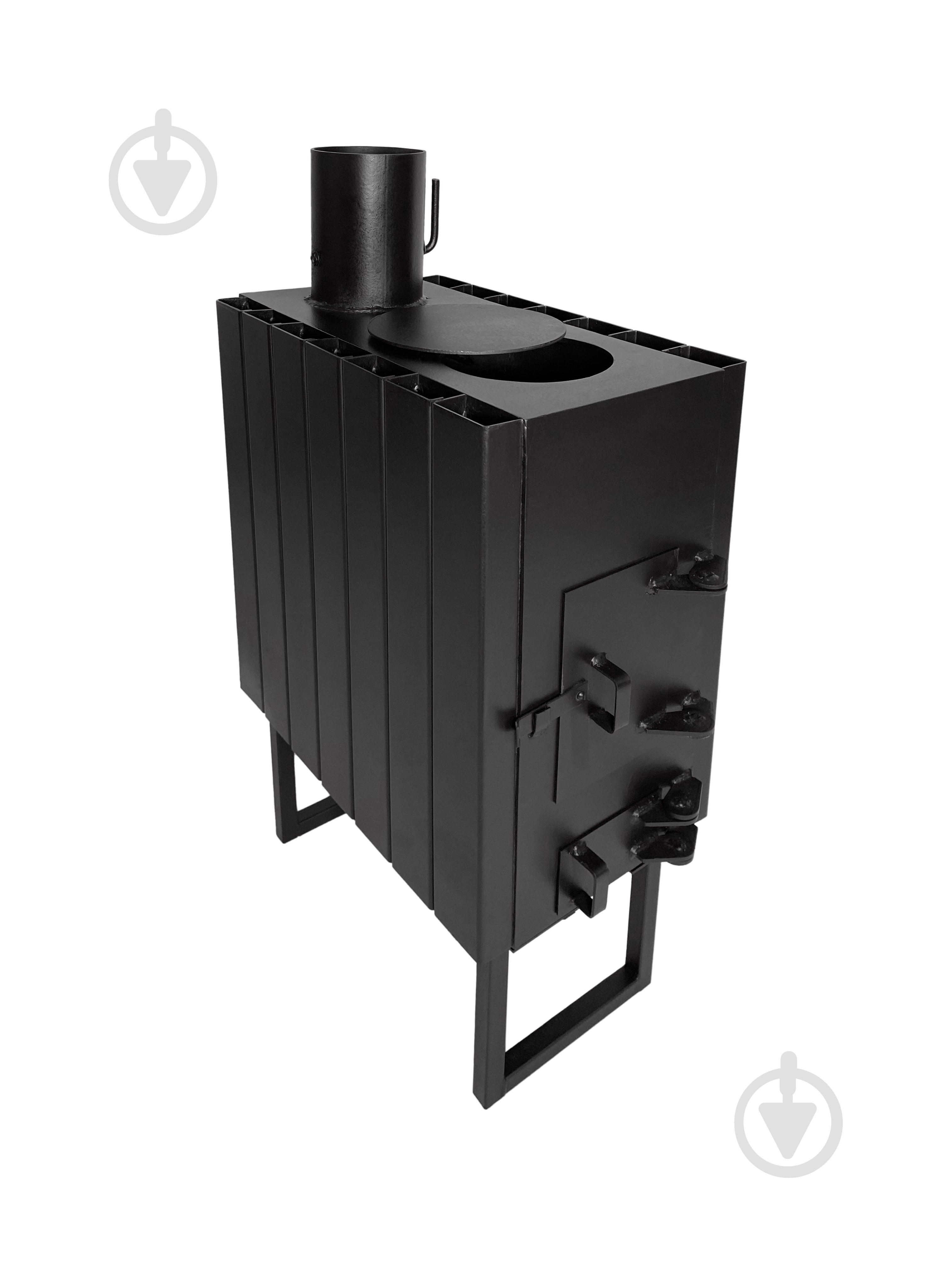 Піч-буржуйка Metalzavod BP-100RV з радіатором та варильною поверхнею - фото 2