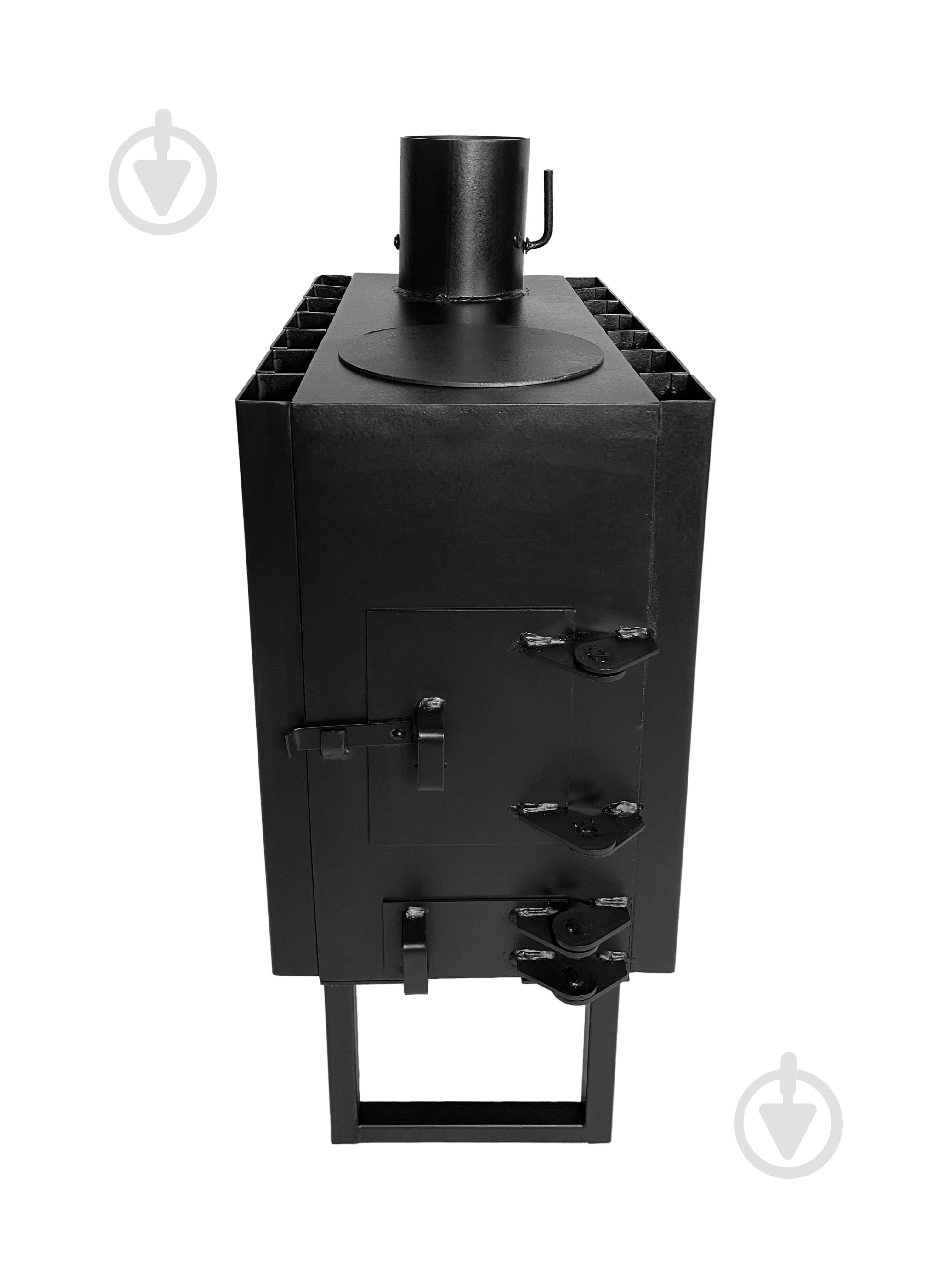 Піч-буржуйка Metalzavod BP-100RV з радіатором та варильною поверхнею - фото 4