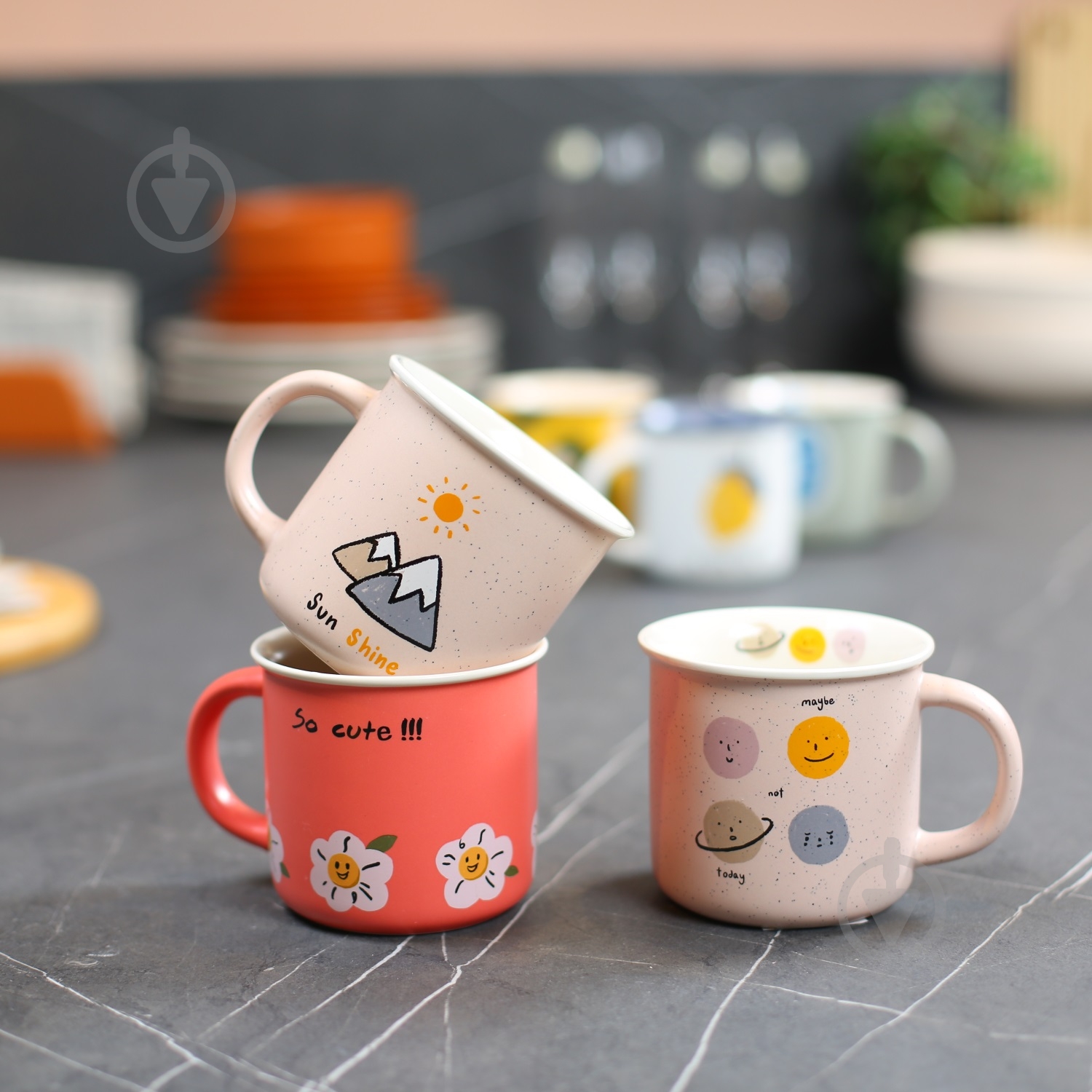 Чашка Fiora Sunny Flowers 400 мл - фото 4 Чашка Fiora Sunny Flowers 400 мл - фото 4