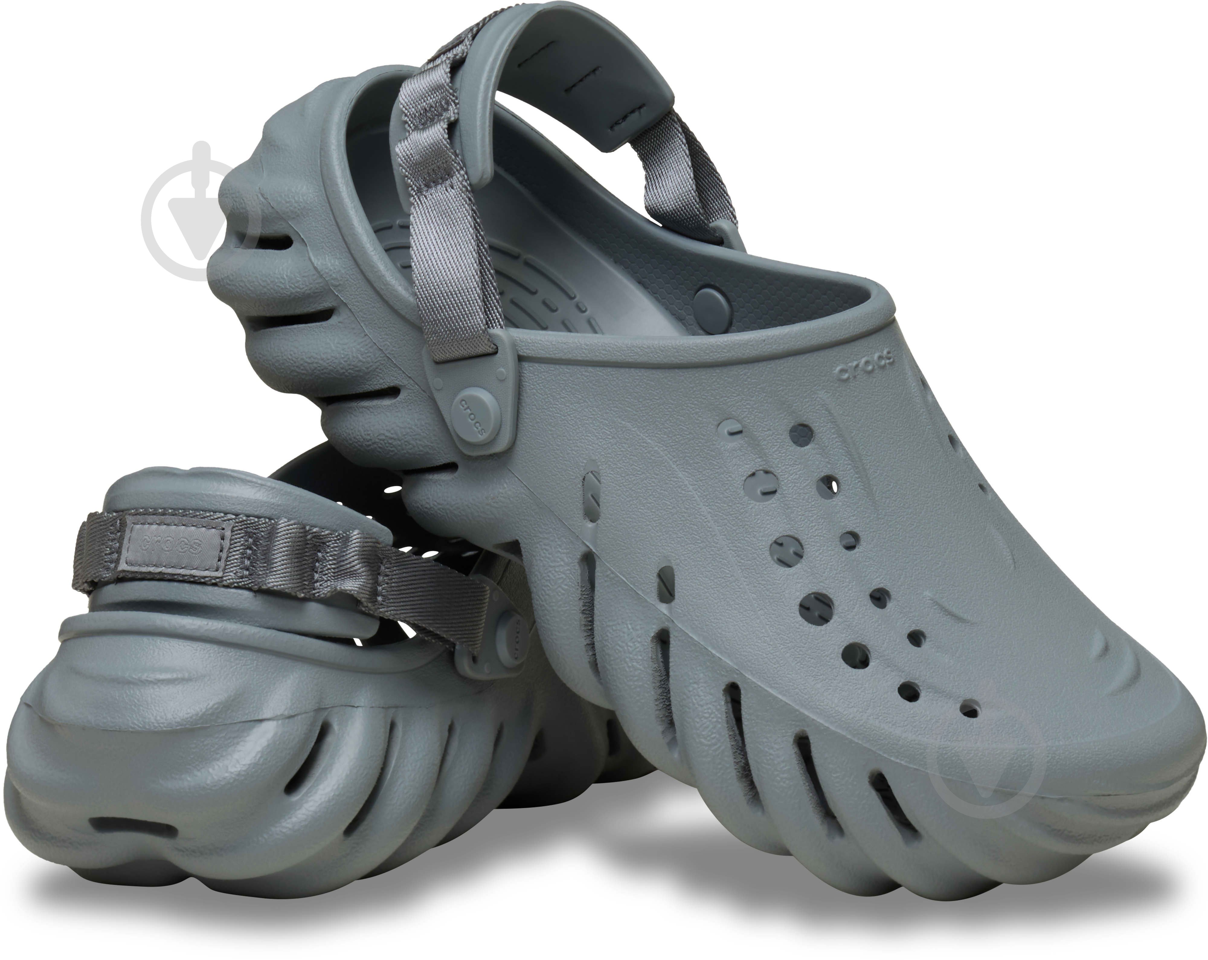 Сабо Crocs Echo Clog 207937-0Z3 р.41/42 сірий - фото 3